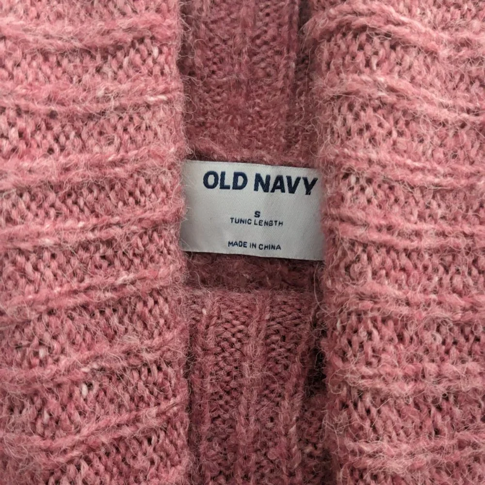 Old Navy Tunic Length Pink Oversized Turtleneck (S) - Picture 4 of 4